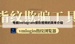 电脑instagram保存视频的简单介绍