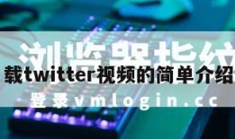 载twitter视频的简单介绍