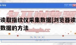 浏览器读取指纹仪采集数据|浏览器读取指纹仪采集数据的方法