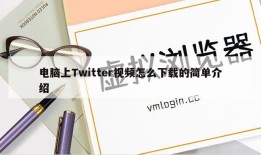 电脑上Twitter视频怎么下载的简单介绍