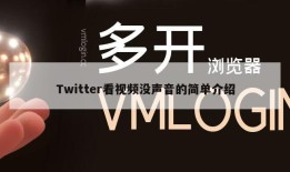 Twitter看视频没声音的简单介绍