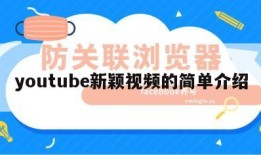 youtube新颖视频的简单介绍