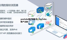 youtube账户和脸书_YouTube账户注册