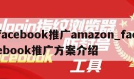 facebook推广amazon_facebook推广方案介绍