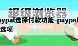 paypal选择付款功能-paypal付款选项