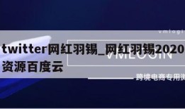 twitter网红羽锡_网红羽锡2020资源百度云