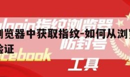 如何从浏览器中获取指纹-如何从浏览器中获取指纹验证