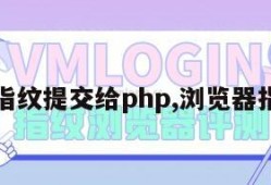 浏览器指纹提交给php,浏览器指纹算法