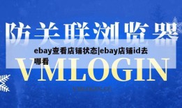 ebay查看店铺状态|ebay店铺id去哪看