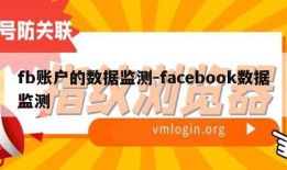 fb账户的数据监测-facebook数据监测